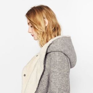 Zara Outerwear Wool Blend Coat